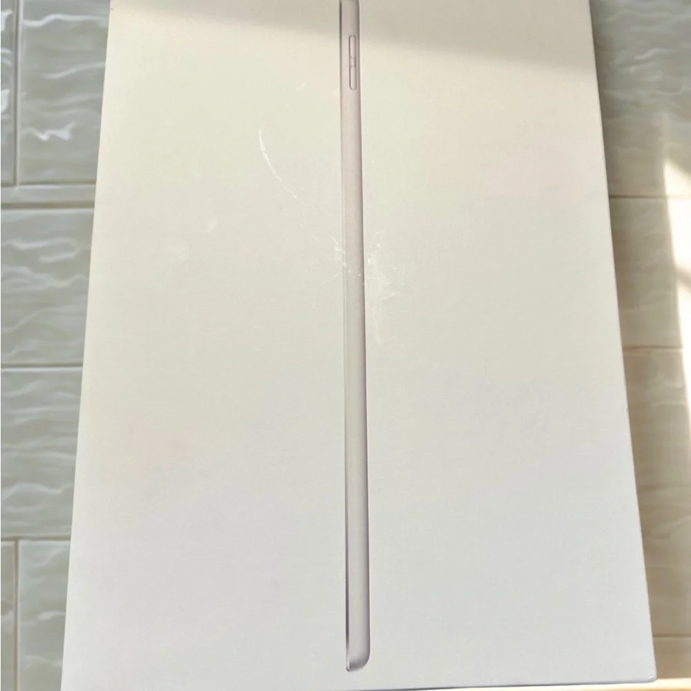 Apple iPad Packaging in Silver and Brown